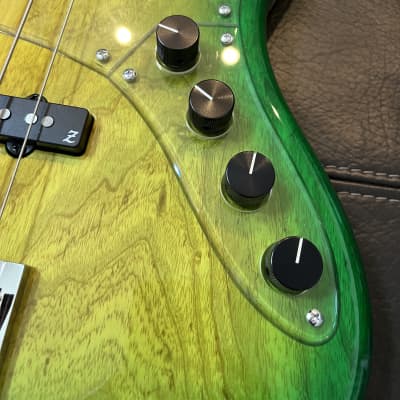 【mercy】シンセサイザー Atelier Z M245 Custom 4-String Bass Rare Iguana Burst | Reverb