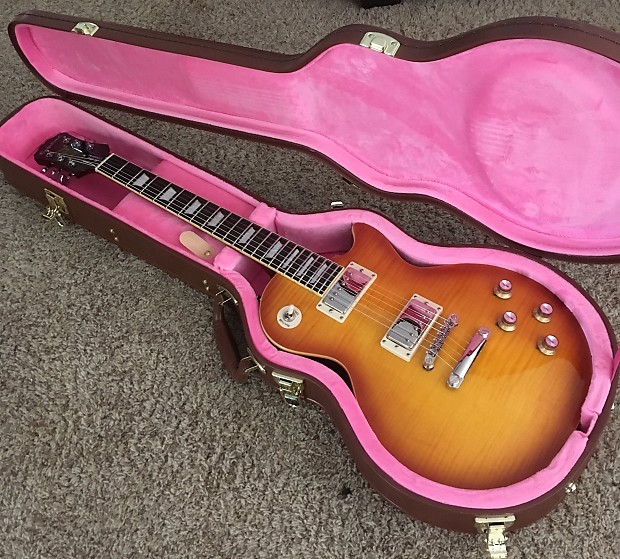 Epiphone Les Paul Standard Plustop Pro 2016 Dirty Lemon w/ HSC