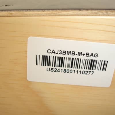 Meinl CAJ3MB-M Traditional String Cajon w/ Makah-Burl Wood Frontplate Includes Bag image 7