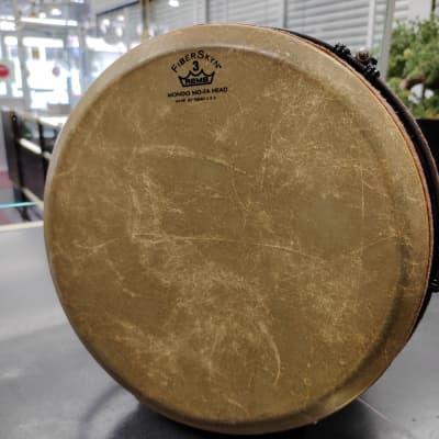 Remo Mondo Signature Series Leon Mobley 12" Djembe Drum - Adinkra Finish image 8