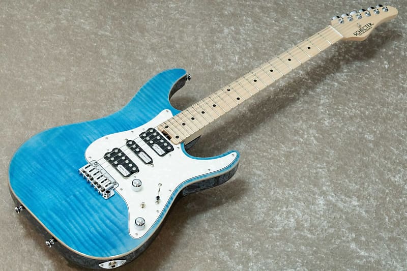 Schecter SD-2-24-AS-VTR-FM -Aqua Blue- #S2309182 2023