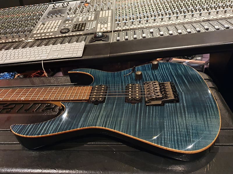 ギター Ibanez RG3120tw Ibanez Prestige RG3120 TW Twilight Blue Flame Top Mahogany
