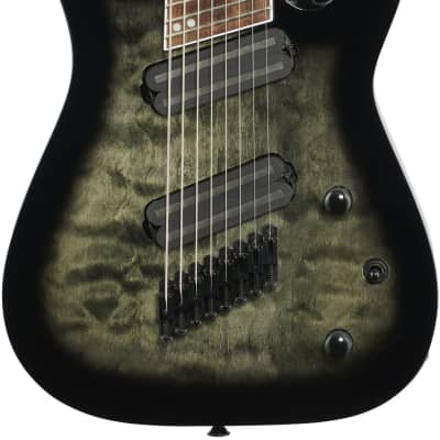 Jackson X Soloist Arch SLATX8Q Electric Guitar, Transparent Black, 8 String image 3
