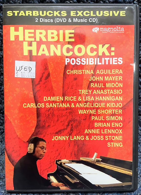 Herbie Hancock "Possibilities" Documentary DVD and audio CD Reverb
