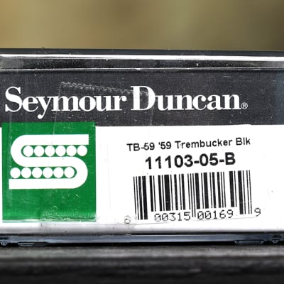 Seymour Duncan TB-59 Bridge Trembucker BLACK Humbucker Guitar Pickup 59 Mode image 3