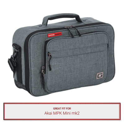 Gator Cases Grey Transit Series Bag fits Akai MPK Mini mk2 Keyboard Controllers
