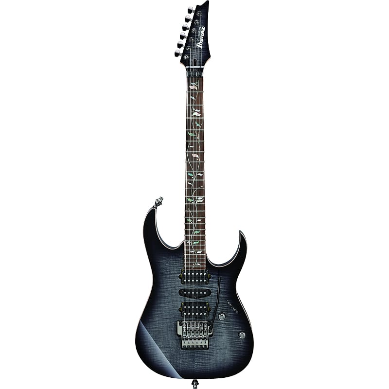Ibanez RG8570 RG j.custom Guitar, Macassar Ebony Fretboard, Black Rutile image 1