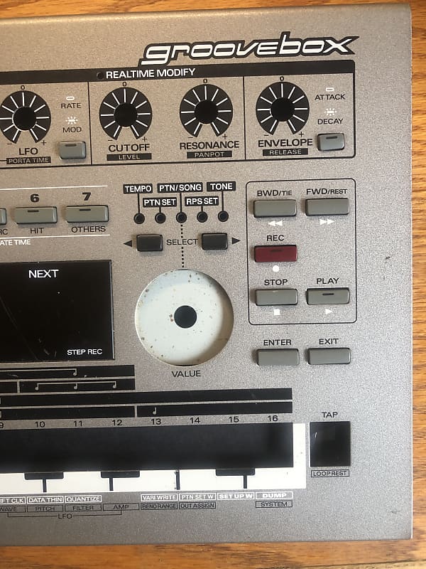 Roland MC-303 case and buttons only, No Circuit boards. No Roland MC-303 case and buttons only, No Circuit boards. No