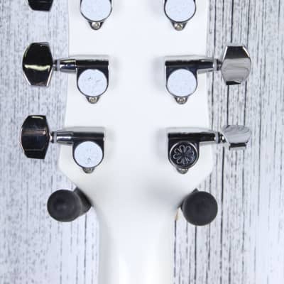 Daisy Rock Guitars Wildwood Acoustic Electric Guitar Pearl White w Gig Bag DEMO image 13