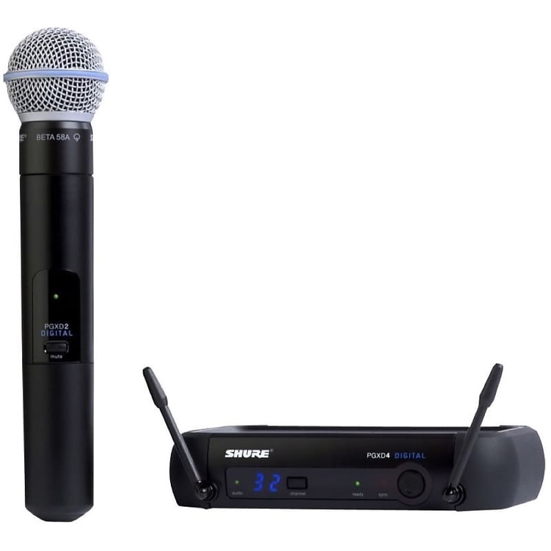 Shure PGX Digital Handheld Wireless Microphone System with Beta 58A, Group X8, Frequencies 902.00 - image 1