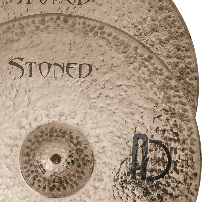 Agean Cymbals 16" Stoned Thin Hi-hat image 2