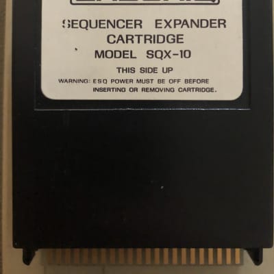 Ensoniq SQX-10 Sequencer Expander Cartridge  1988