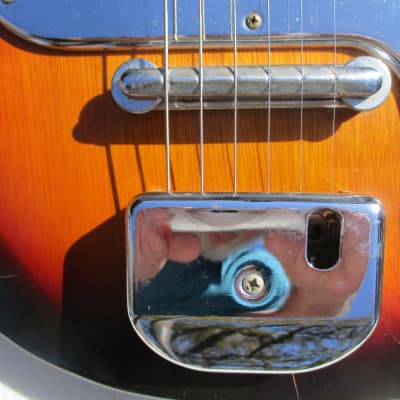 Hy-Lo Guitar,  1960's,  Japan,  3 PU's,  Sunburst, Plays And Sounds Good image 6