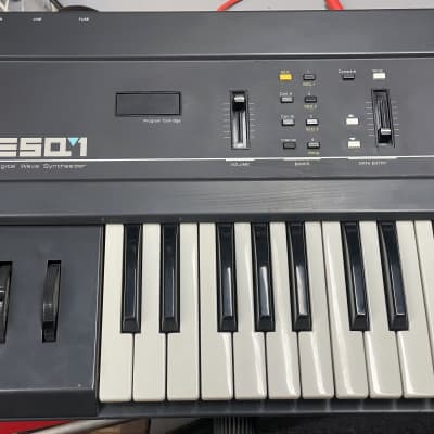 Vintage 1980s Ensoniq ESQ-1 Wave Synth Synthesizer Keyboard Workstation image 2