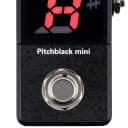 Korg PB01MINI Pitchblack Mini Pedal Tuner for Guitar and Bass, Black