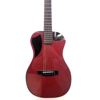 Journey Carbon Fiber Collapsible Travel Guitar with Burgundy Finish for sale