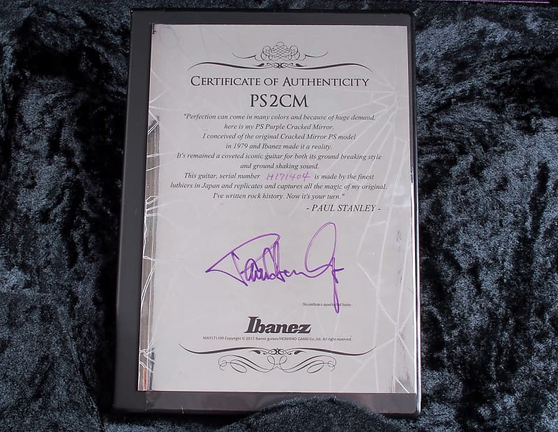 Ibanez Limited Paul Stanley Signature Cracked Mirror PS2CM