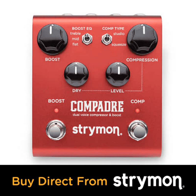 Strymon Compadre Compressor + Boost Pedal (Midnight Edition) | Reverb