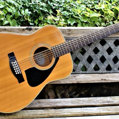 1980s Yamaha FG-420-12, 12 String Acoustic Guitar, Natural for sale