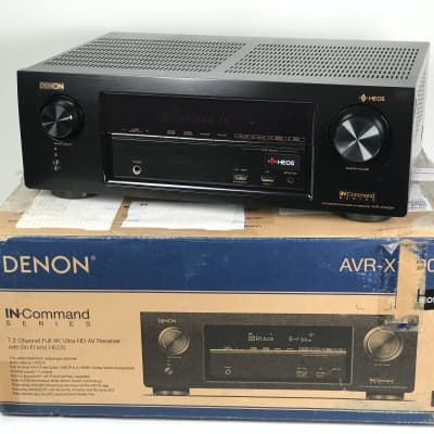Denon AVR-X1400H 7.2 Channel Receiver, Dolby Atmos, AirPlay 2, HEOS image 1