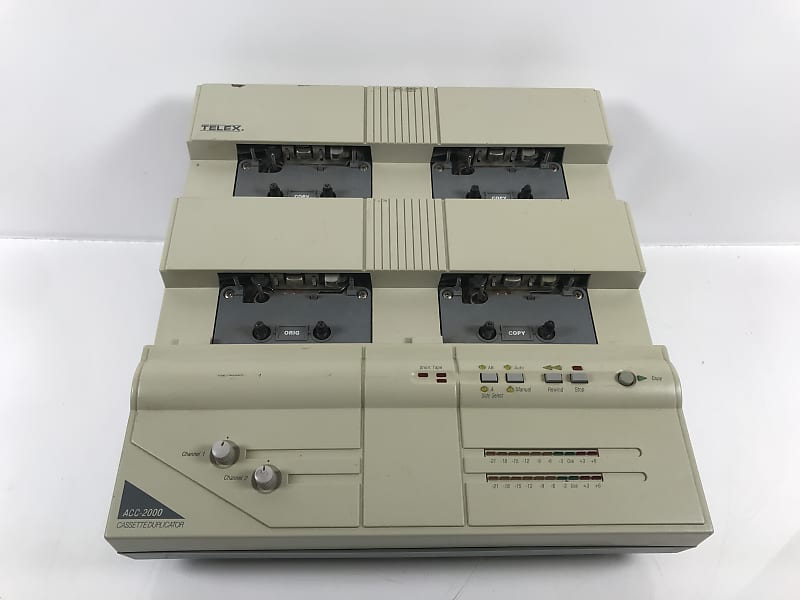 TELEX ACC2000 Cassette Duplicator Reverb