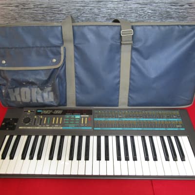 KORG Poly-800 DCO + VCF Synthesizer keyboard TESTED New memory battery w/bag #9