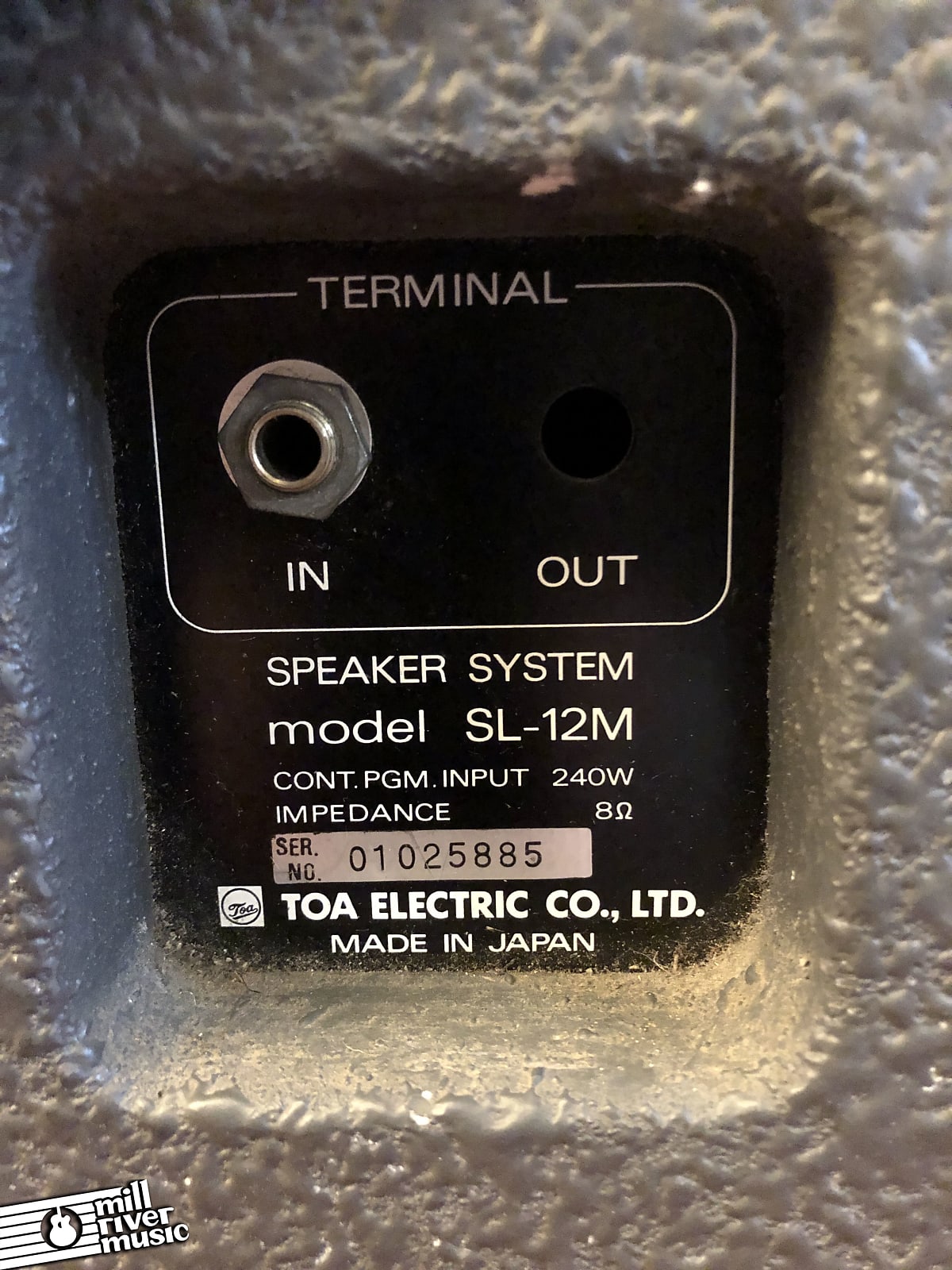 TOA Electronics SL-12M Vintage MIJ Passive 12