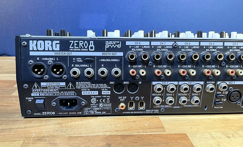 Excellent] Korg Zero8 Live Control Console Mixer | Reverb