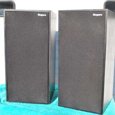 Rogers LS7T 2 WAY SPEAKERS WITH STANDS. | Reverb