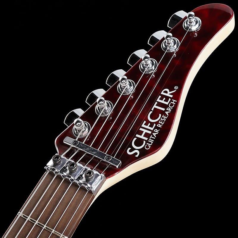 SCHECTER SD-2-24-AL (See-Thru Red/Rosewood) -Made in Japan-