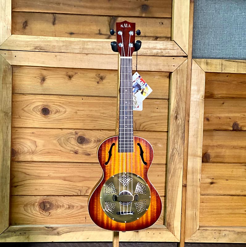 KALA KA-RES-BRS Resonator Brass Tenor Ukulele | Reverb