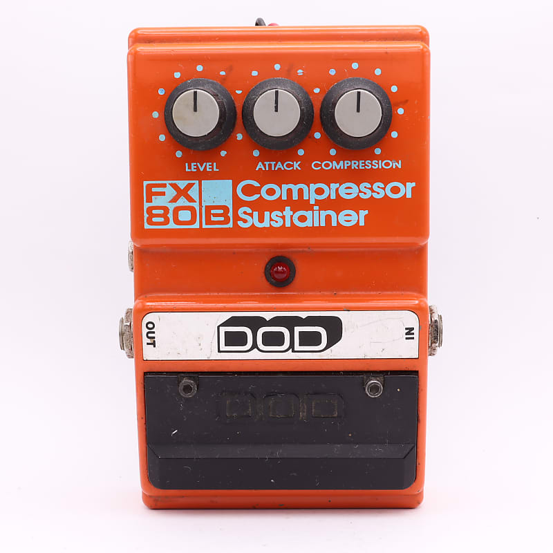 DOD Compressor Sustainer FX80B 1990s - Orange image 1