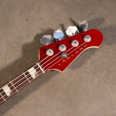 Lakland Skyline 44-60 Custom 2023 - Candy Red image 3