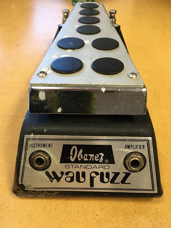 Ibanez Vintage 70's Ibanez Wau Fuzz Pedal (Wah- Wah Wah Fuzz Pedal) 70s  black / silver