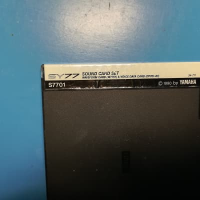 Yamaha SY 77 TG77 SAX1 cards for sale image 2