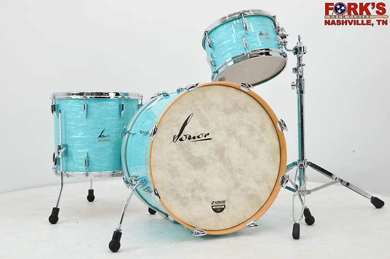 Sonor Vintage Series 3pc Drum Kit - 13,16,22 (no mount) - “California Blue” image 1