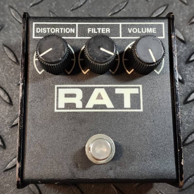 ProCo RAT 2 (Flat Box) 1987 Pots Distortion Overdrive LM308N | Reverb