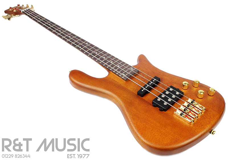 SX SWB1 Active Bass Guitar in Natural