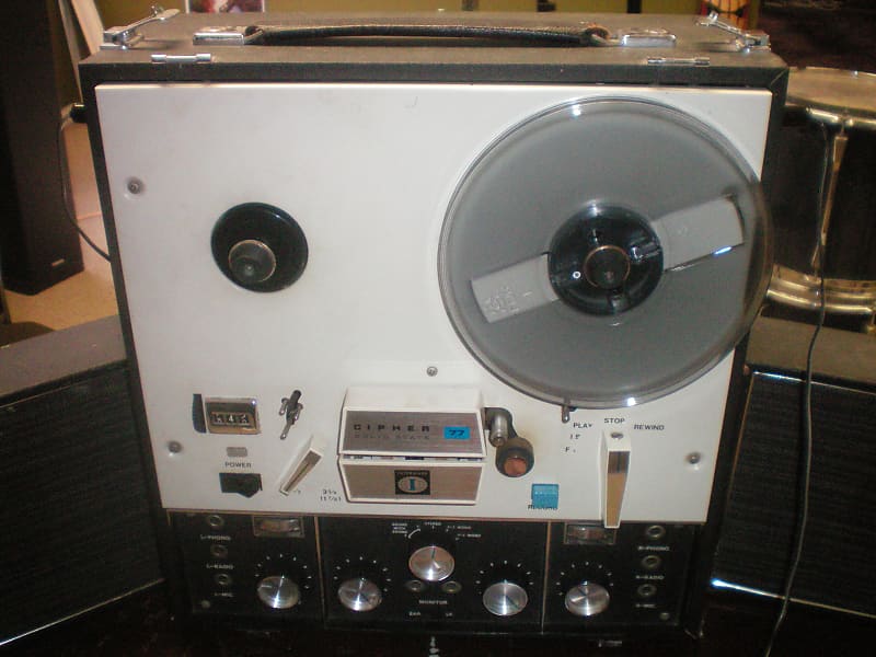 Cipher 77 reel to reel tape recorder/player