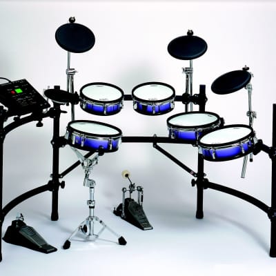 Roland TD-10 V-drum 6 piece w/ TDW-1 expansion digital drum set kit excellent TD10-used