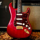 Fender Stratocaster Deluxe series 2009 crimson Red transparent
