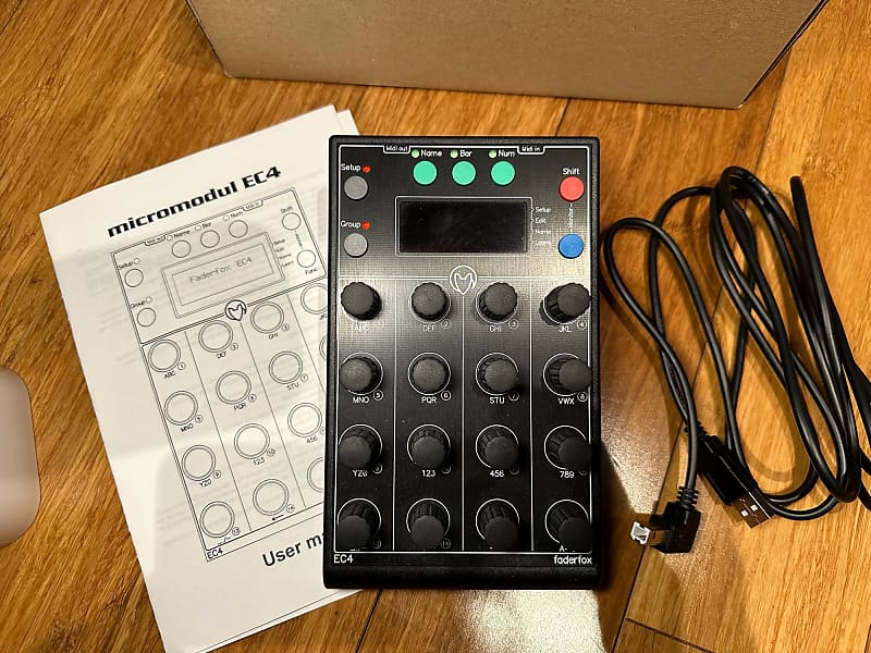 FaderFox Faderfox EC4 USB MIDI Encoder Controller Reverb