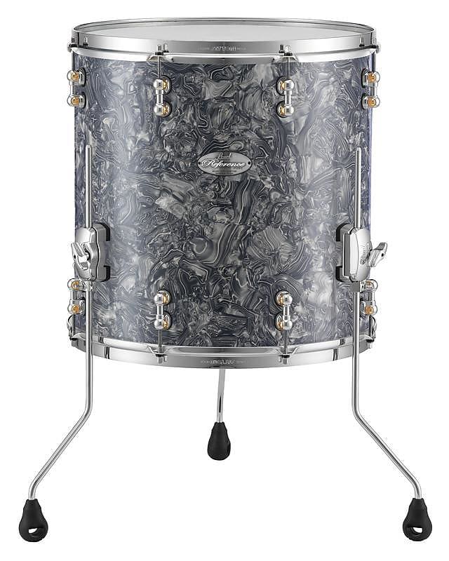 Pearl Music City Custom 16"x16" Reference Pure Series Floor Tom PEWTER ABALONE RFP1616F/C417 image 1