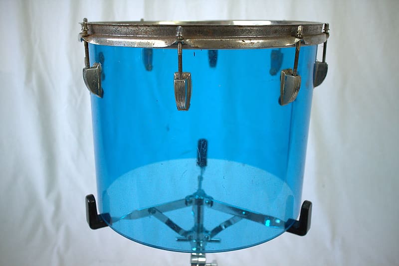 1970s Ludwig Vistalite 12x15" Concert Tom with Single-Color Finish image 2