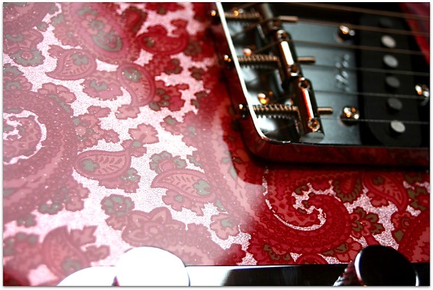 Tokai PINK PAISLEY Telecaster gets the BOOT CAMP TREATMENT