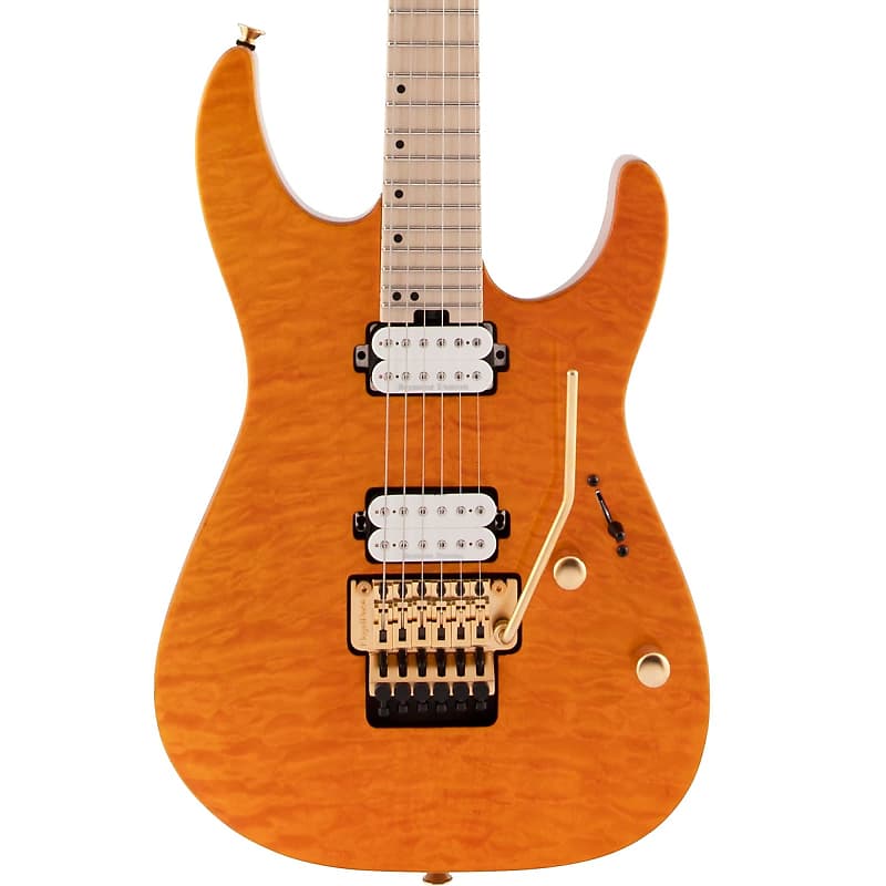 Charvel Pro-Mod DK24 HH FR M Mahogany with Quilt Maple Top image 2