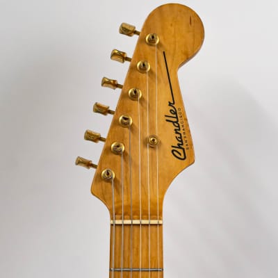 Chandler San Francisco Electric Guitar w/ Gigbag - Transparent Yellow - Vintage image 3
