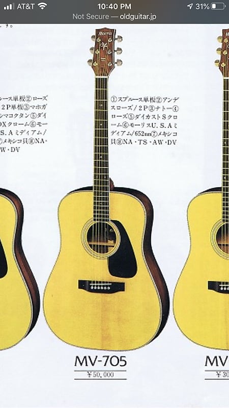 ギター Morris mv 705 Morris MV-705 Vanguard Series MIJ! 1983 | Reverb