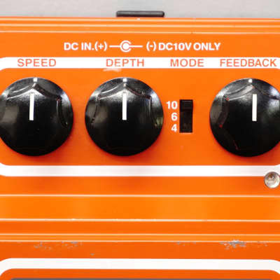 Maxon Rotary Phaser PH-350 80's Orange Electric Guitar Effects Pedal W/ PSU image 2