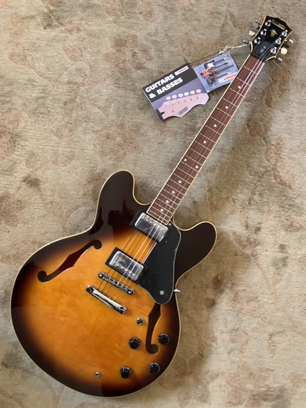 NEW! Hohner Made in Korea Sunburst HS 35 (335 Style) Semi Reverb